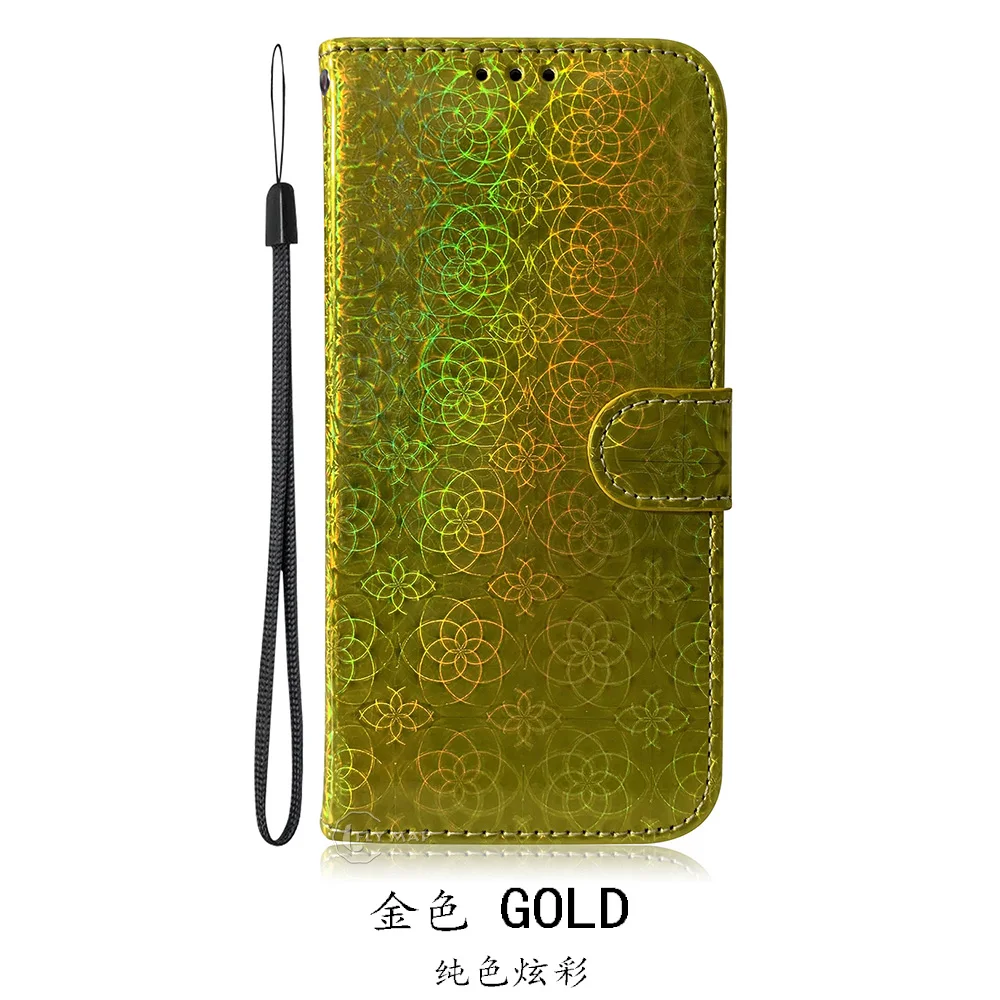 Блестящая Обложка для Xiaomi mi 9 Lite Honor 9 Lite mi 9 Lite M1904F3BC M1904F3BT слот для карт памяти Sallet чехол для телефона для Xiaomi mi CC9 CC 9 mi CC9 чехол - Цвет: Gold