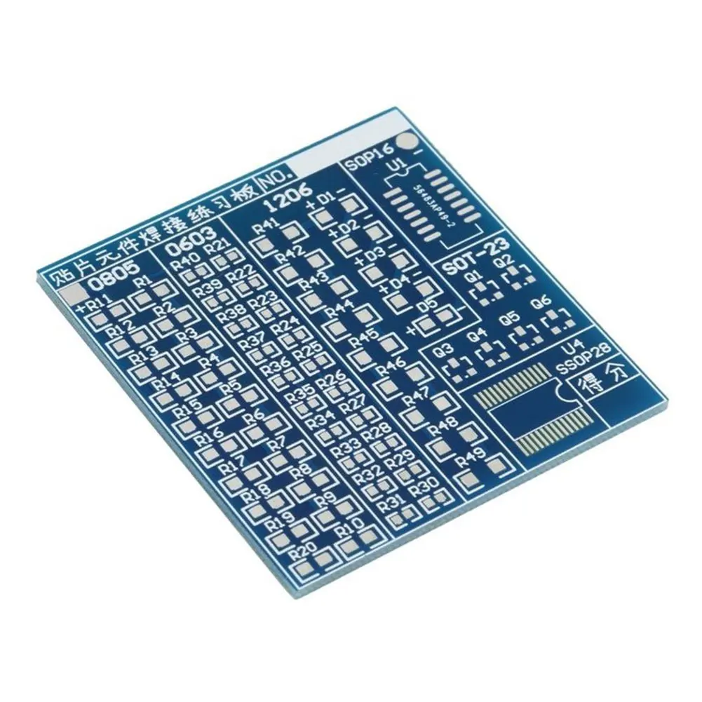 SMT SMD Component Weld Welding Practice PCB Board Solder Plate DIY Kit