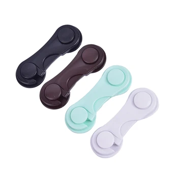 

10pcs Child Safety Cabinet Lock Baby Proof Security Protector Drawer Door Cabinet Locking Plastic Protection