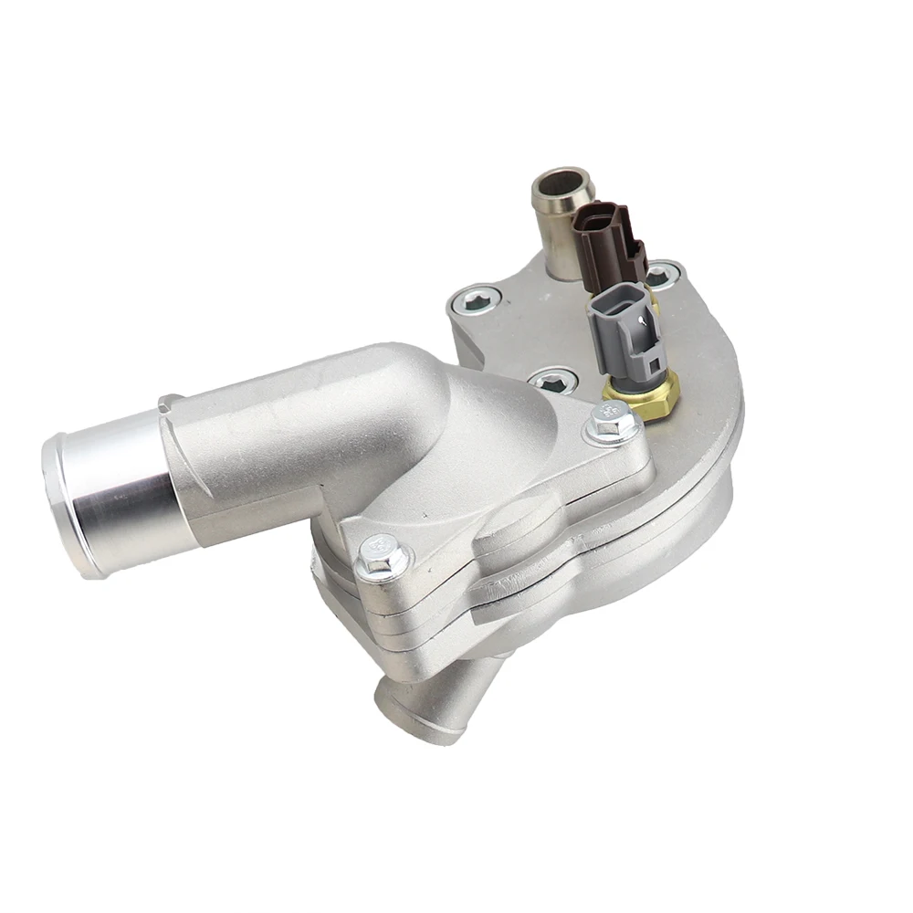 2L2Z8592BA Aluminium Thermostat Housing Assembly Coolant Water Flange Pump Outlet Fit For Ford Mustang 4.0L 2005-2010 5R3Z8592BA