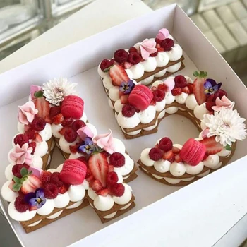 

New Silicone Digital 0-9 Cake Mold Cake Numbers Shape Cake Mould Decoration Tool for Wedding Anniversary Birthday Partys/