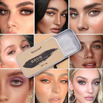 

3D Brows Makeup Balm Styling Brows Soap Kit Lasting Eyebrow Setting Gel Waterproof Eyebrow Tint Pomade Cosmetics TSLM1