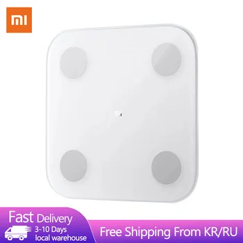 

Original Xiaomi Smart Body Fat Composition Scale 2 Bluetooth 5.0 Balance Test 13 Body Date BMI Health Weight Scale LED Display