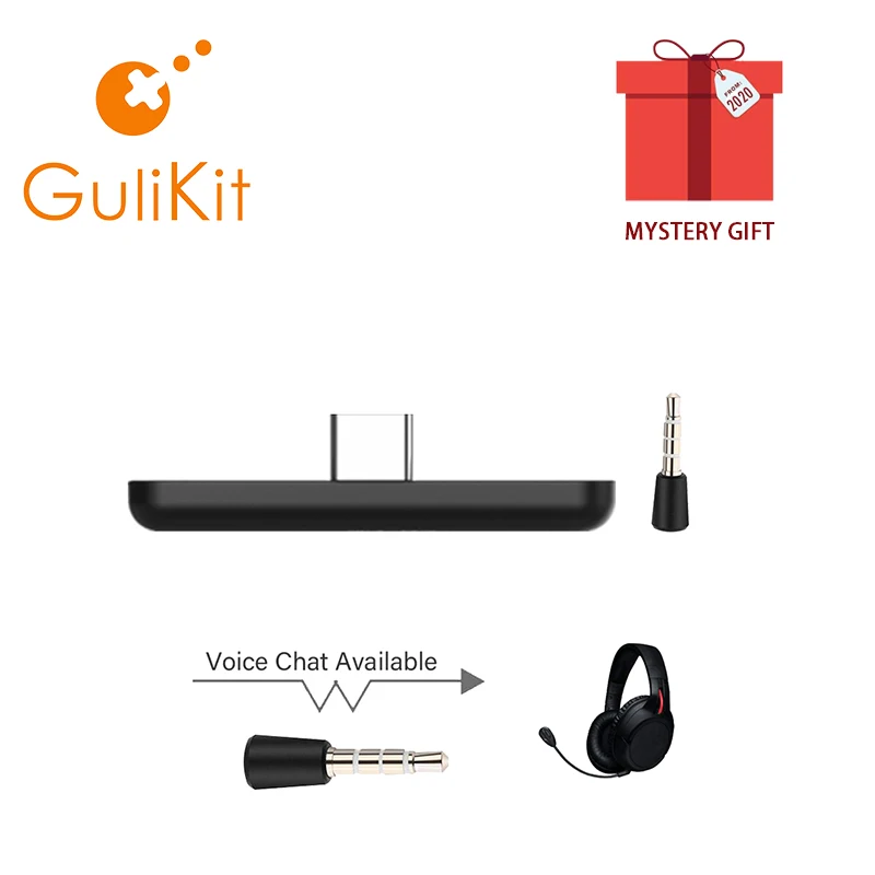 

Gulikit NS07 Route Air Pro Bluetooth Audio Type-C Transmitter Supports In-game Voice Chat for Nintendo Switch&Switch Lite