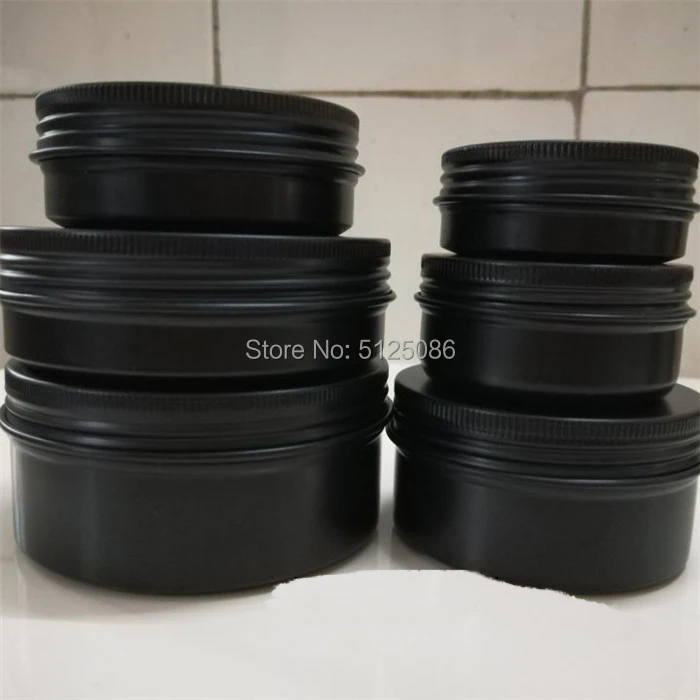 30g50g60g80g100g150g матовый черный круглый косметический гигиенический бальзам для губ