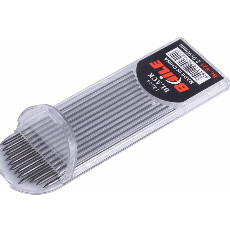 

12 pcs/set 2.0mm 2B mechanical pencil refill 90mm