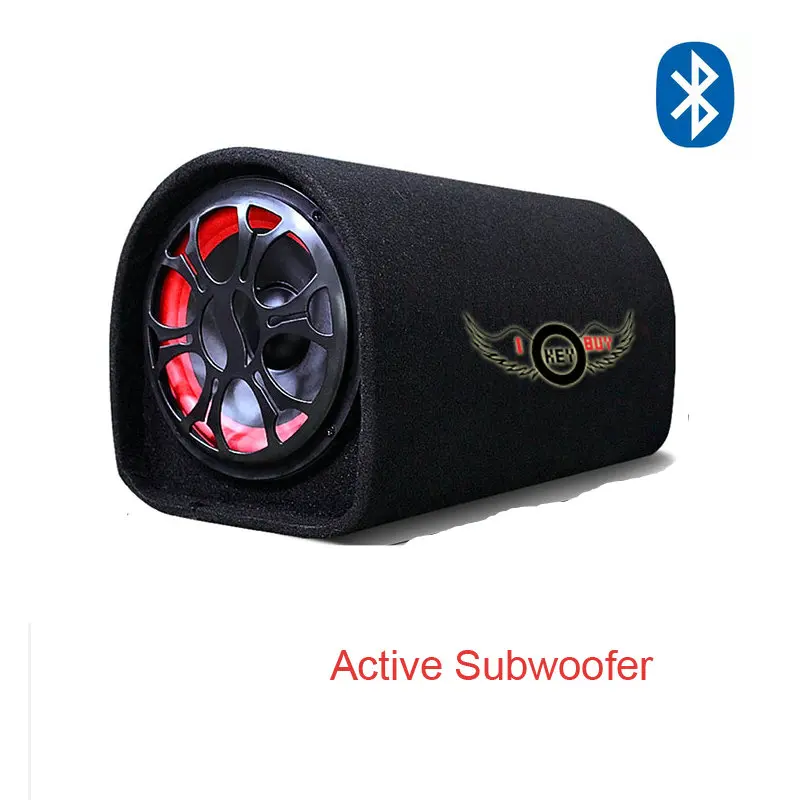 5 Inch Car Audio Speaker I KEY BUY 12V  220V Max 100Watts  Hifi Bluetooth Active Motor Auto Van Boom Box Loudspeakers Subwoofer