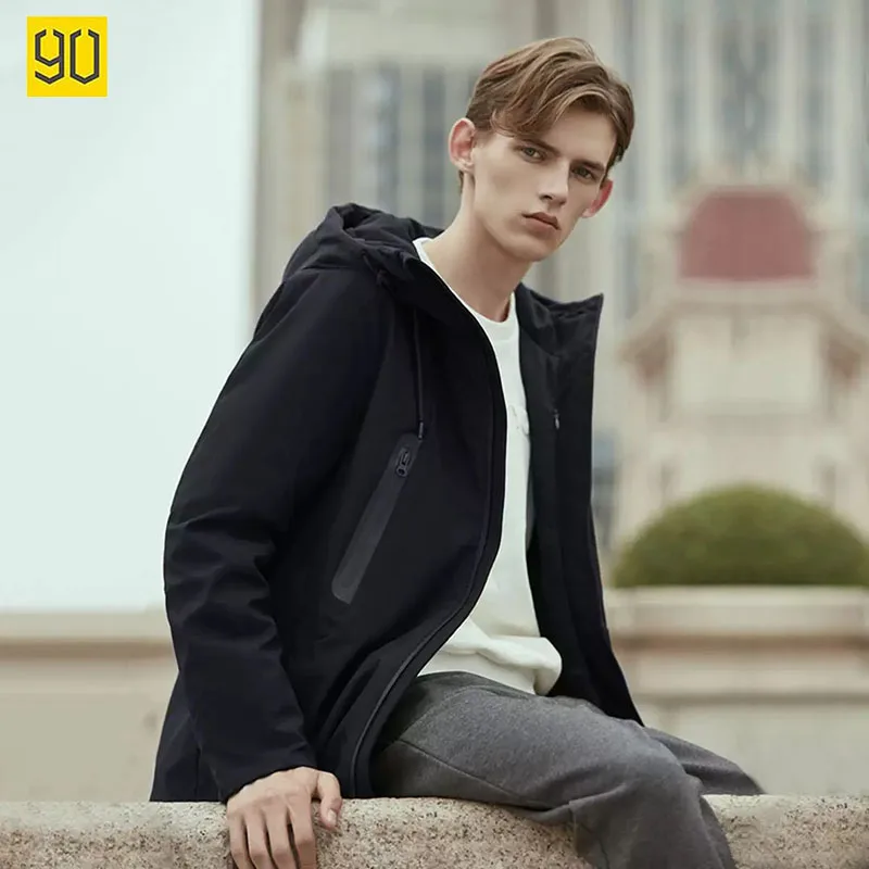 

90 Fun Down Jacket Instant Smart Temperature Control Down Garments 90% Fluffy Goose Can Washed Charging Double Zone Heating IPX7