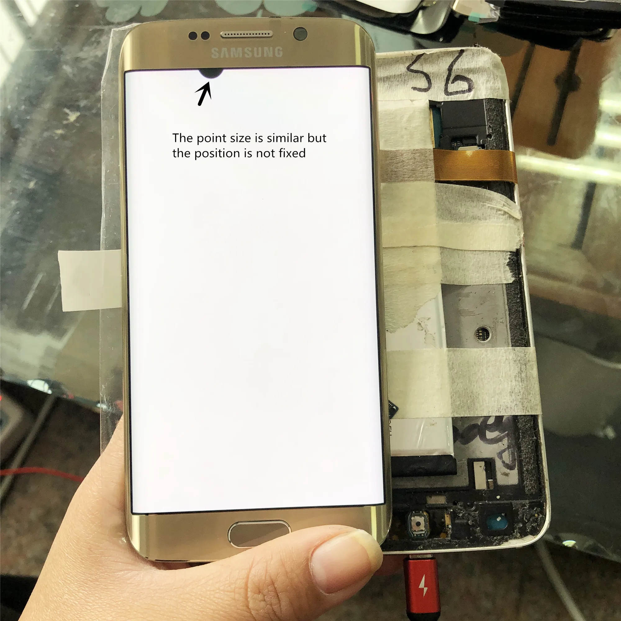 100% original Super Amoled For Samsung Galaxy S6 Edge LCD G925 G925F SM-G925F Display Touch Screen Digitizer Assembly | Мобильные