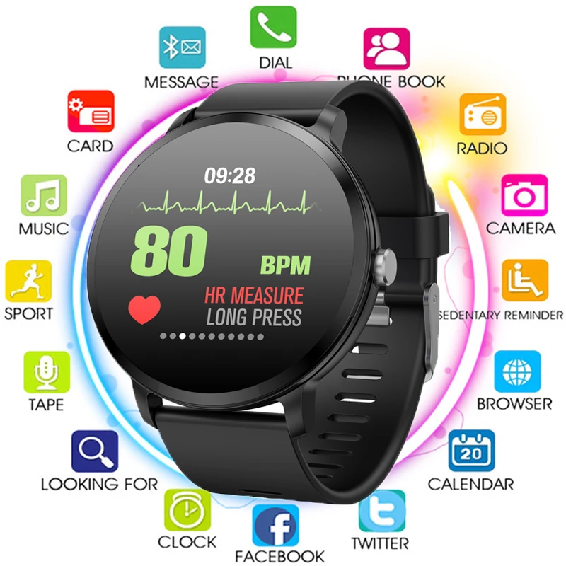 

Women's Watch Blood Pressure Monitor Smart Watch Luxury Weather Forecast Bracelet Watch Phone Calorie Ladies Sport Wristwatch