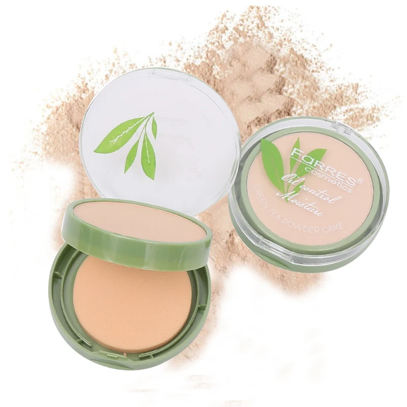 Отжимная пудра для лица от пота, водостойкая, против осветления кожи, контроль жирности, финишная пудра, макияж для лица, натуральная прессованная пудра 06