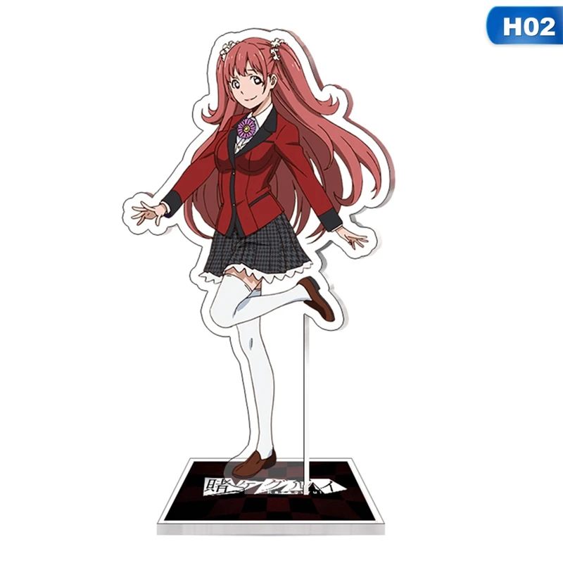 Аниме Kakegurui фигурка джабами Yumeko акриловая подставка модель пластина Держатель