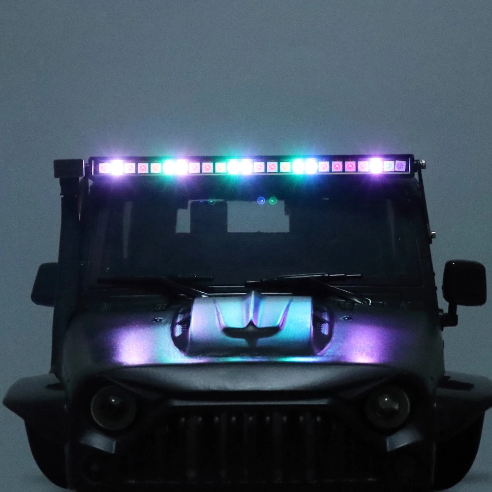 Kuinayouyi RC Car LED Roof Lamp Lights Bar for 1/24 RC Crawler Car SCX24 90081 AXI00001 Upgrade Parts Accessories Kuinayouyi RC Car LED Roof Lamp Lights Bar for 1/24 RC Crawler Car SCX24 90081 AXI00001 Upgrade Parts Accessories