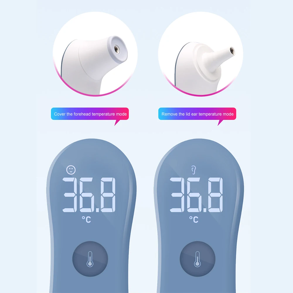 Cofoe Инфракрасный Электрический термометр медицинский лоб ушной термометр температура тела цифровой измерительный прибор уход за ребенком