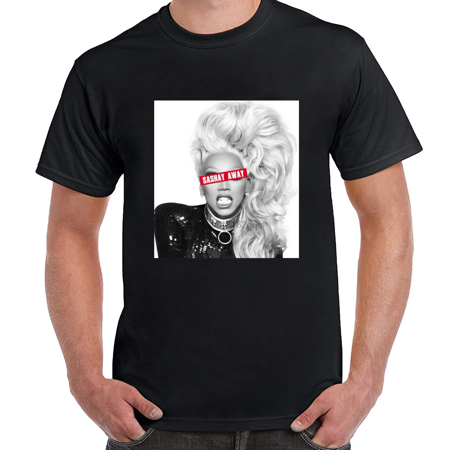 Лидер продаж RuPaul футболка SASHAY от Драг рейсинг Футболка мужская с короткими