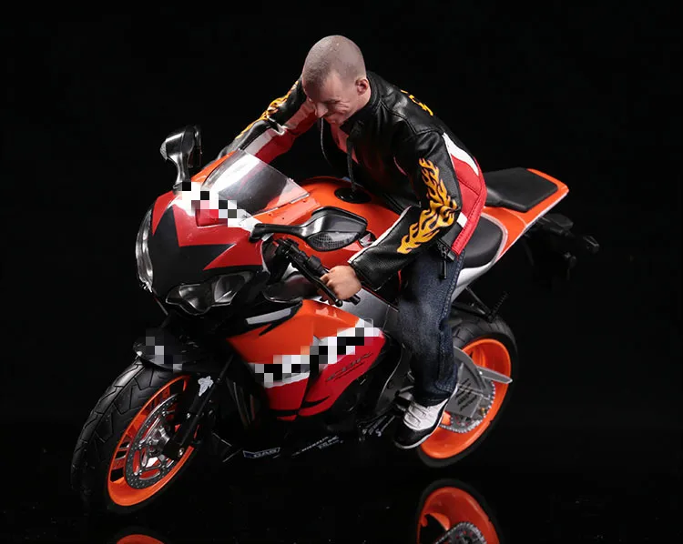 

Estartek 1/6 Alloy Race Motorcycle for 12inch Action Figure Sence DIY