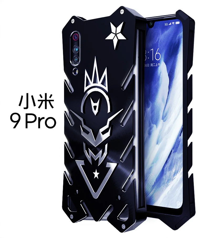 Для xiaomi 9 Pro ZIMON противоударный сверхмощный бронированный металлический алюминиевый чехол для телефона для xiaomi 9 Pro Чехол