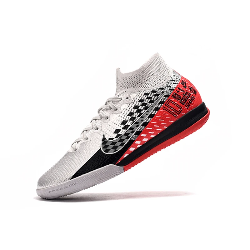 Nike Mercurial Superfly 7 Elite IC 40-44 футбольные бутсы, мужские синие бутсы, футбольная обувь Flyknit для помещений
