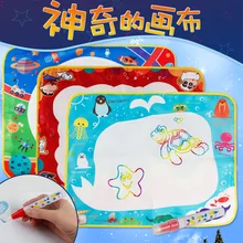 Ручка с граффити, магический пейзаж, сумка для рисования, детское образовательное одеяло с граффити, 47*38