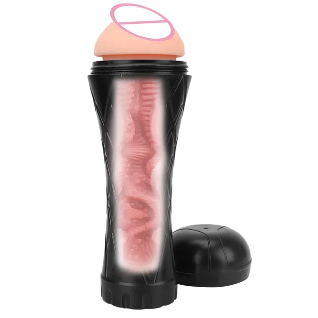 24 cm Männlicher Masturbator Künstliche Vaginal Für Männer 18 Realistische Pussy Eichel Saugen Penis Pumpe Sexy Tasse Erotische Produkte sex Spielzeug 1