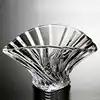 Shell Shaped Crystal Glass Fruit Bowl Decorative Glass Candy Bowl Snack Organizer Living Room Tableware Party Serving Glassware 1