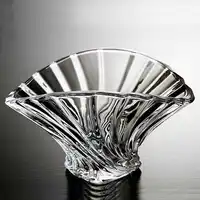 Shell Shaped Crystal Glass Fruit Bowl Decorative Glass Candy Bowl Snack Organizer Living Room Tableware Party Serving Glassware 1