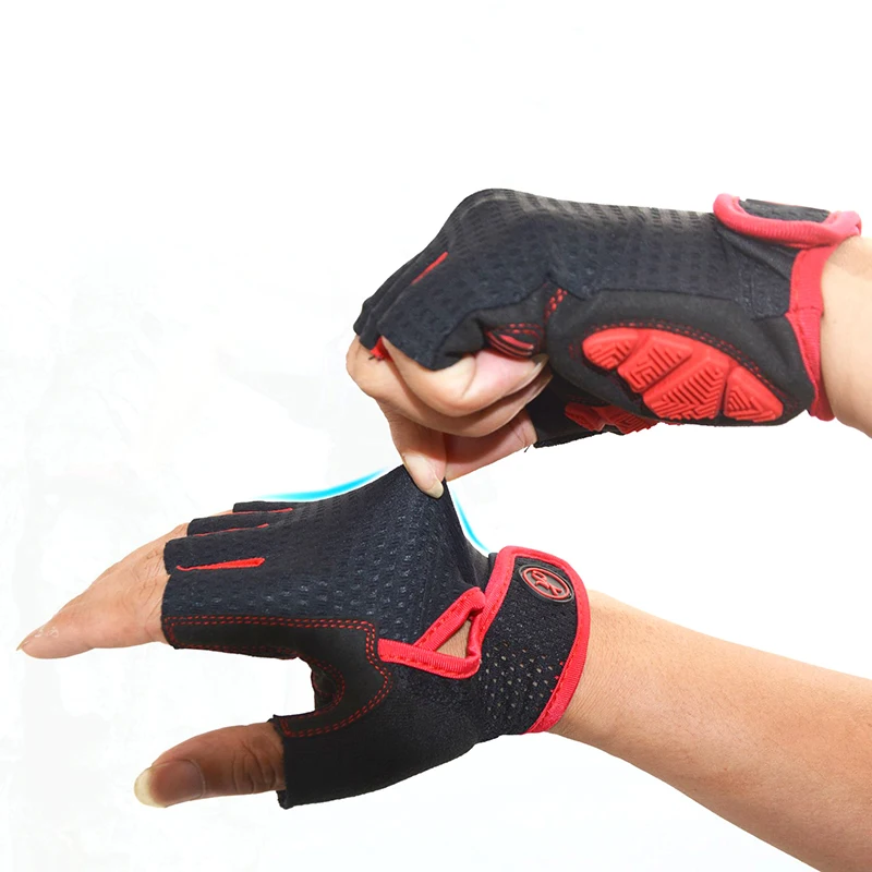 Sports MTB Road Bike Cycling Glove Gel Half Finger Gloves Shockproof Fingerless