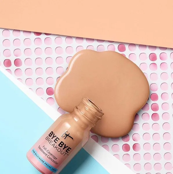 

Cream It Cosmetics Full-Coverage Matte Base Treatment Concealer for Oily/Acne Prone Skin Bye Bye Breakout it's skin Makeup