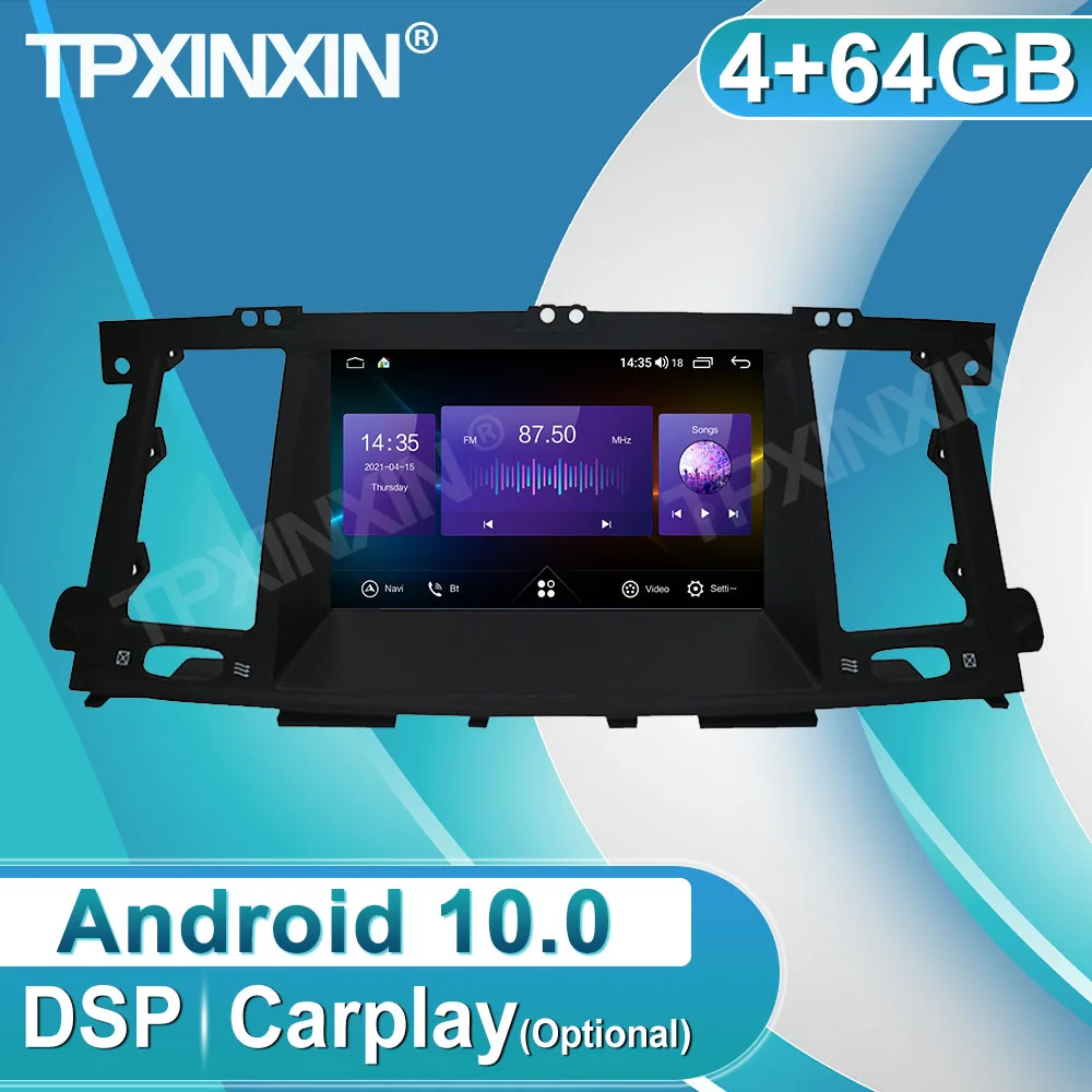 Автомобильная Мультимедийная система на Android 11 6 + 128 ГБ для Infiniti QX80 2013 2014 2016 2015 2017