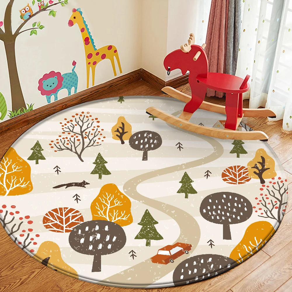 Modern nordic Baby Play Round Children Carpet