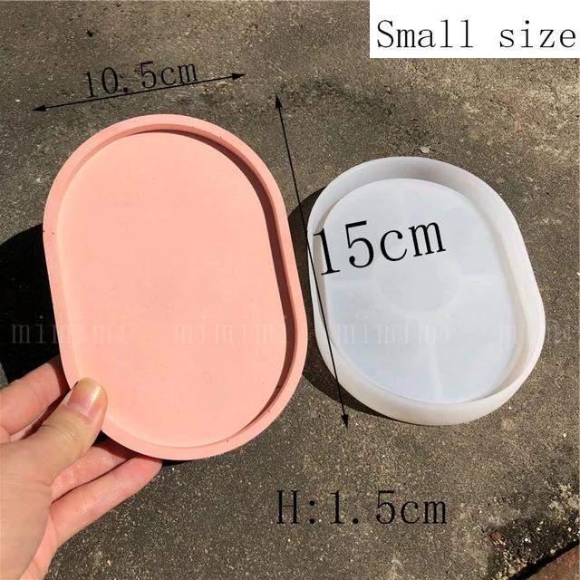 Various Design Silicone Pallet Molds Hexagonal Coaster Molds Heart-shaped Round Square Oval Concrete Pallet Molds K mold