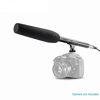 

Outdoor Live Interview Wired Microphone Professional SLR Camera Mobile Phone Speech Microfhone Radio News Interview Recording
