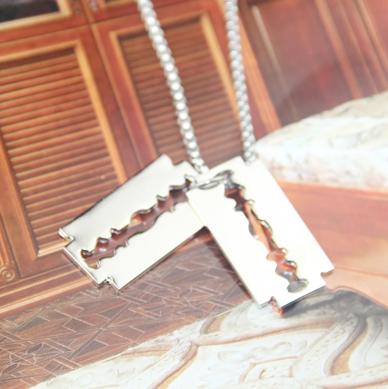 Featured Wholesale razor blade necklace meaning For Men and Women