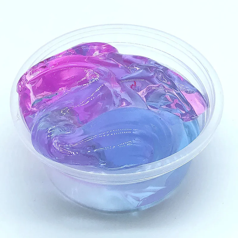 Afdswg Sticky Squishy Slime Crystal Mud Glaseado Lake Transparent Mud Decompression Toy Squishy's Squishies Toy Extrusion