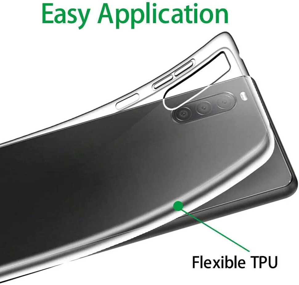 Ultra Thin Clear Soft TPU Case Cover for Sony Xperia - Protective Transparent Shield