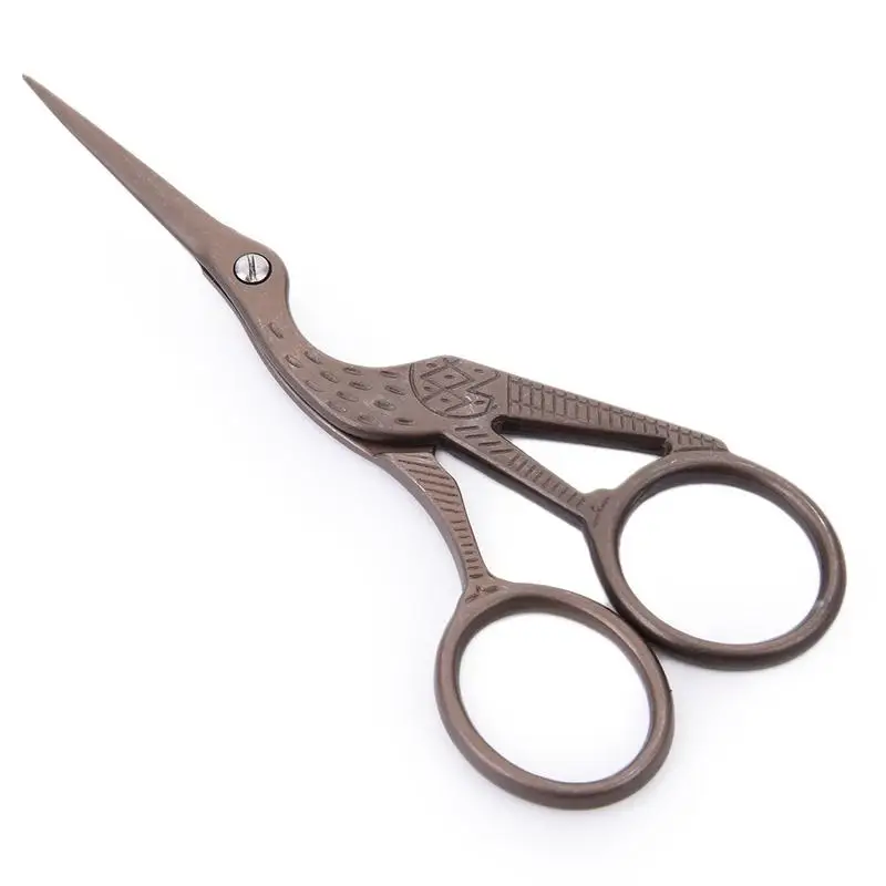 Lengh 12cm Ретро ножницы для вышивки крестом, креативный классический, винтажный, старинный, золотой, швейный портновские ножницы, инструменты для рукоделия - Цвет: Lengh 12cm