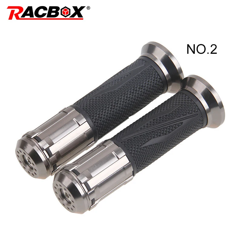 7/8 ''22 мм мотоциклетные ручные ручки CNC обработанный алюминиевый Противоскользящий силиконовый Поворотный руль для Honda Yamaha квадроцикл Suzuki