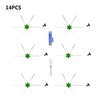 

I7+ Side brush Vacuum Cleaner Parts Cleaning brush 6 Arms For IRobot Roomba E5