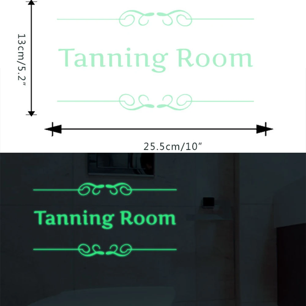 3D наклейка на дверь, обои для ванной комнаты, декор для туалетной двери, Виниловая наклейка, винтажное украшение, цитата для украшения двери, наклейка - Цвет: light Tanning room