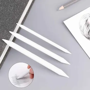 

3pcs Soft Easy Clean Pastel Sketch Paper Wiper Painting Tool Tortillon Drawing Art Student Shadow Making Smudge Stump Portable