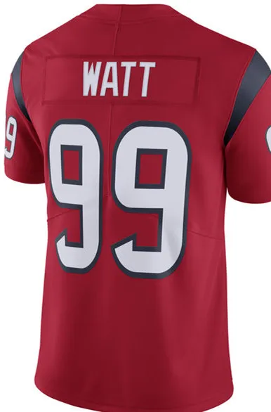 4 Deshaun Watson jersey 87 Demaryius Thomas 99 J.J. Watt 32 Tyrann Mathieu 10 DeAndre Hopkins 90 Jadeveon Clowney майки - Цвет: Red dezhouren