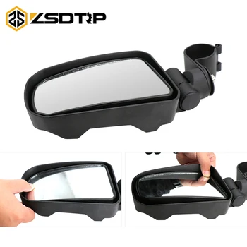 

ZSDTRP 1 Pair 1.75'' Shock-proof Wide Side View UTV Rearview Mirrors Kit Accessory Suitable For UTV Moto