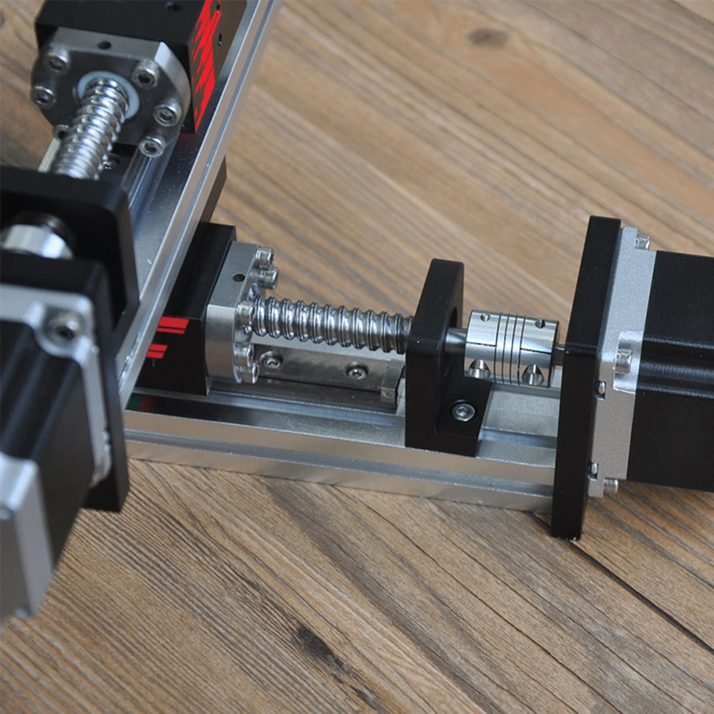 Guida A Vite A Ricircolo Sfere 200mm Per CNC - Lega Alluminio, Alta Precisione - Foto 2