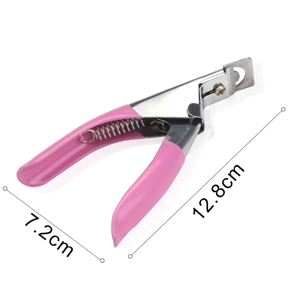 Professional Fake Nail Cutter Acrylic Nail Clippers Straight Edge Clipper Manicure Cutter Stainless Steel Uv Gel Cut Nails Tip Clippers Trimmers Aliexpress