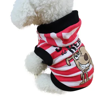 

Cute Pet Dog Cat T-shirt With Hat Clothing Small Puppy Costume Pet Clothing Summer Shirt Casual Vests For Small Pets Fashion*5