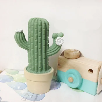 

BRELONG Fashion Creative LED Plant Cactus Style Night Light Lamp Bedroom Home Decor Gift Green