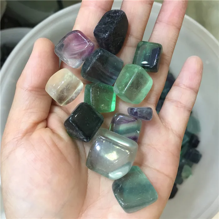 

50g Natural Mix Fluorite Quartz Crystal Stone Rock Polished Gravel Specimen E287 Natural Stones and Minerals