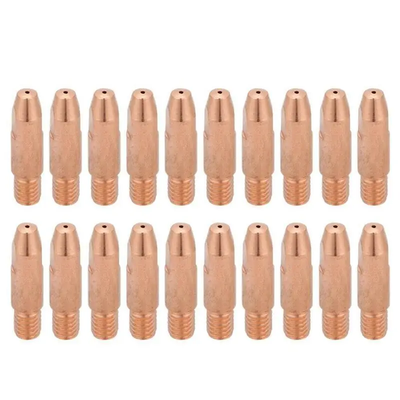 20pcs Red Copper Contact Tips Set Kit Parts For Binzel 24KD MIG Welding Torch