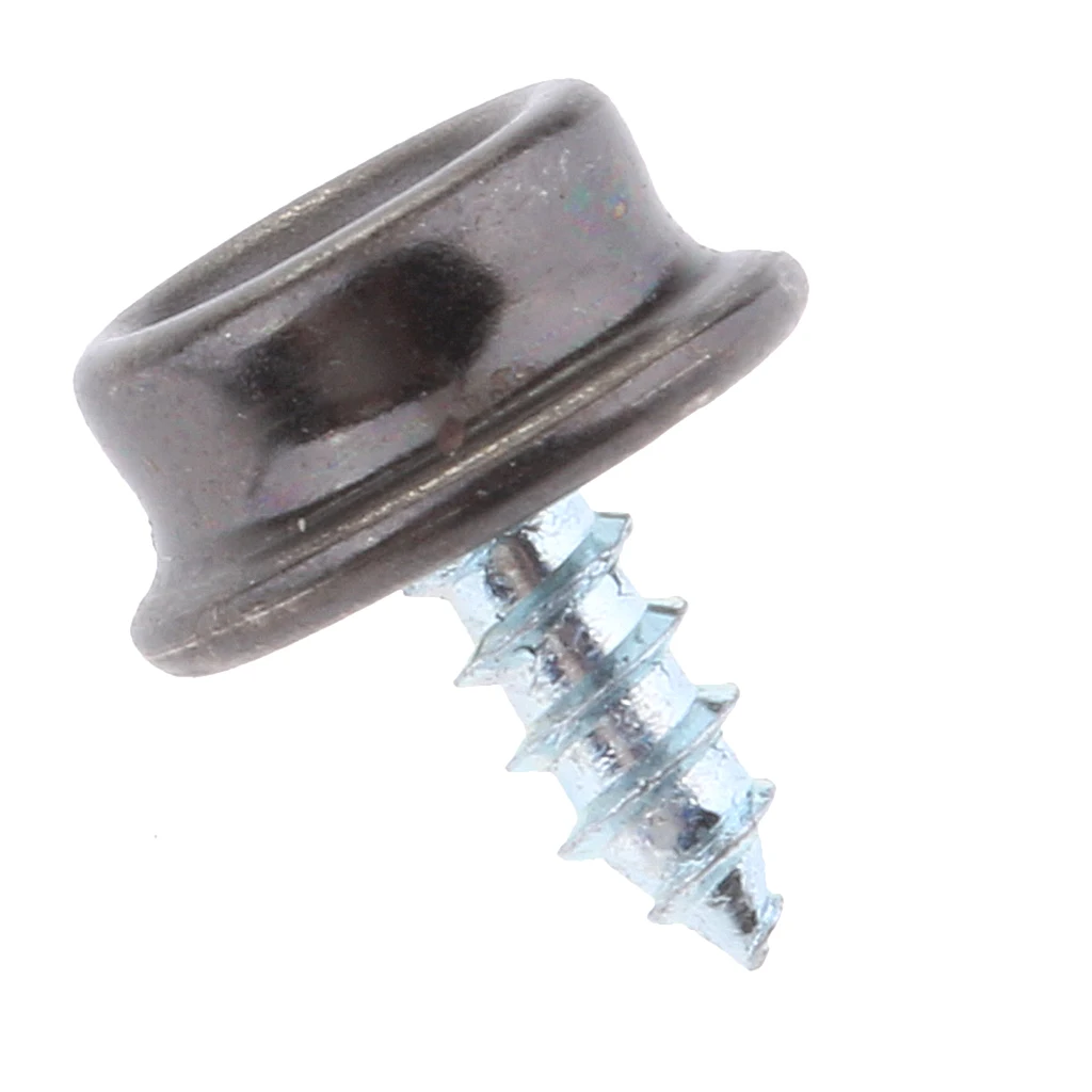 75 Pieces Stainless Steel Boat Marine Cover Fastener Snap 3/8'' Screw Socket Kit