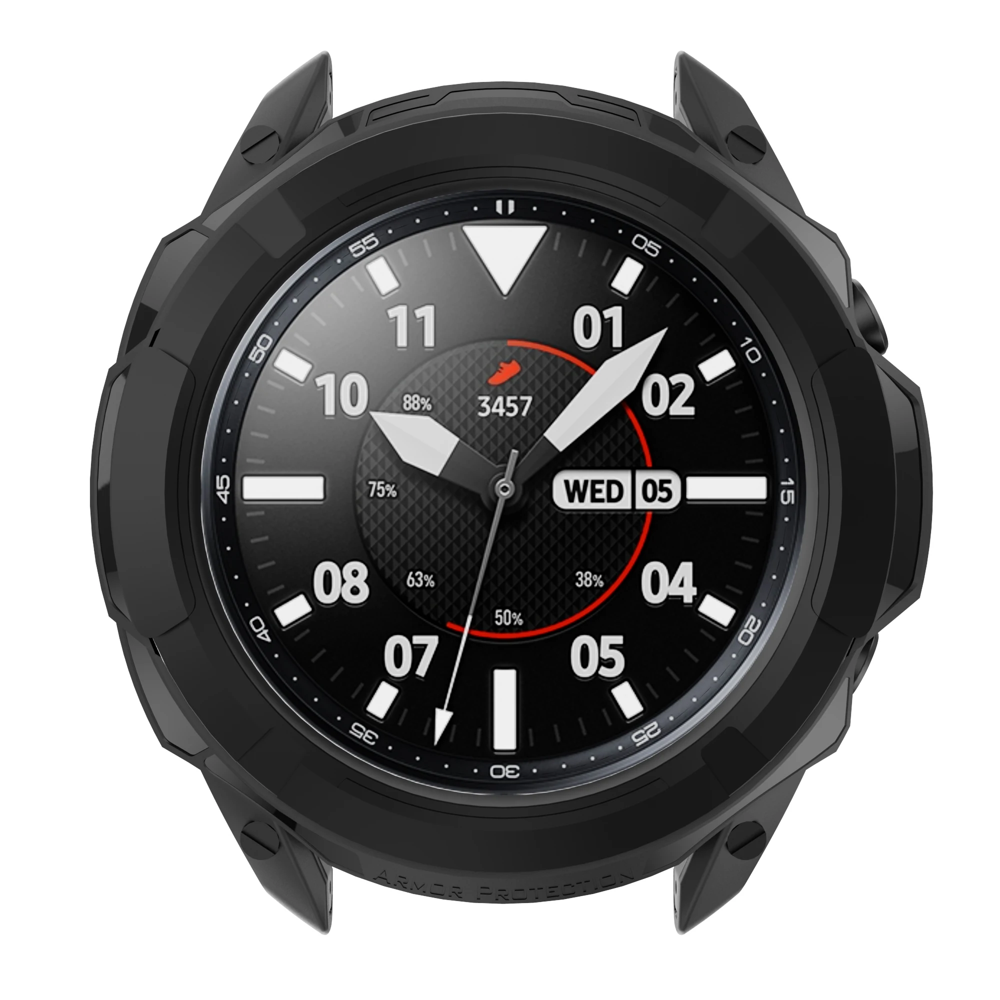 Premium PC Cover Smart Watch Case Shell with Bezel Ring Protector Frame
